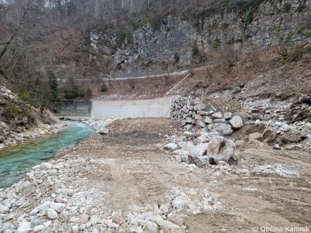 Sanacijska obnova vodotokov in hudournikov po poplavah v Kamniški Bistrici (8)